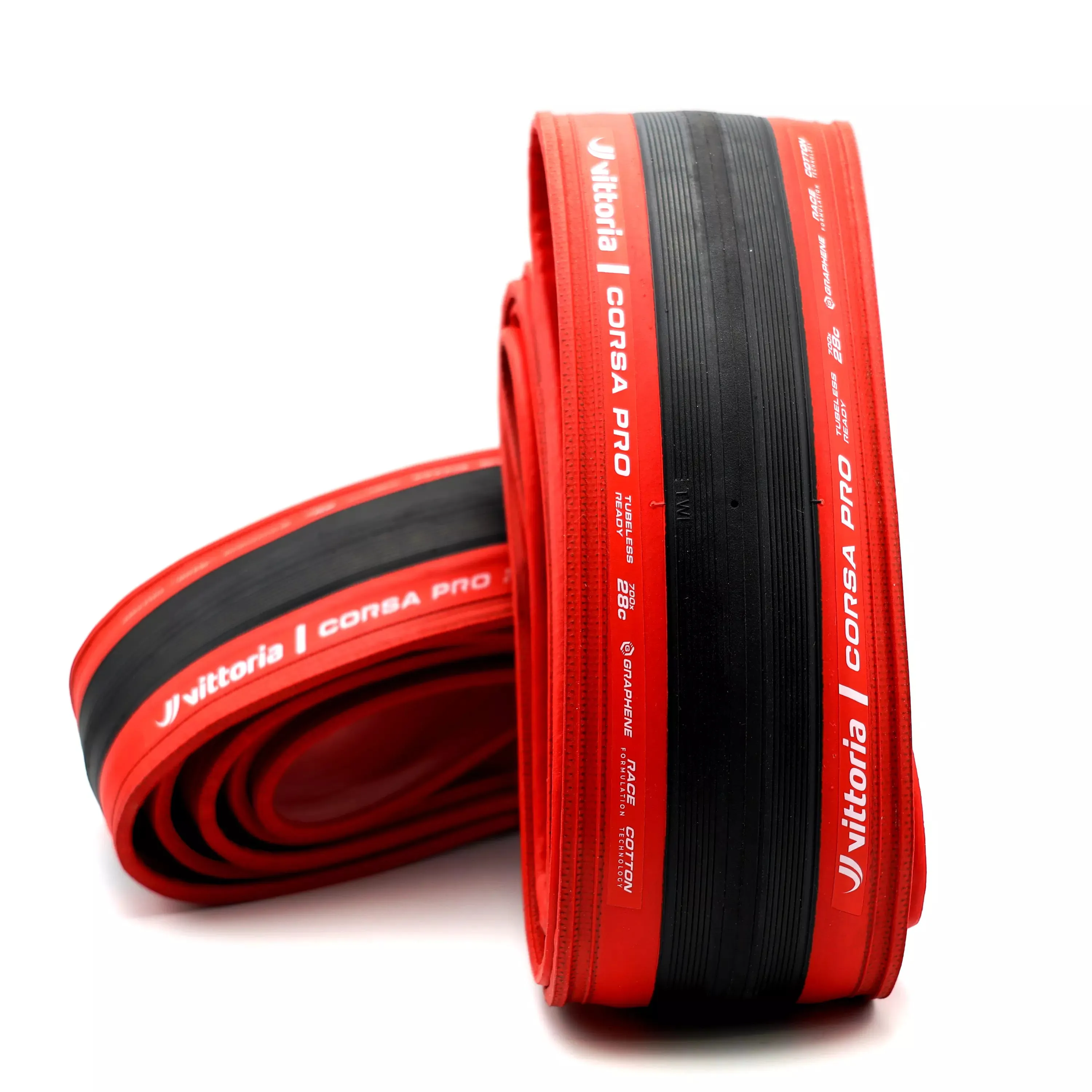 Vittoria Corsa Pro Red LTD Edition Tubeless Ready Road Tyre - Image 3