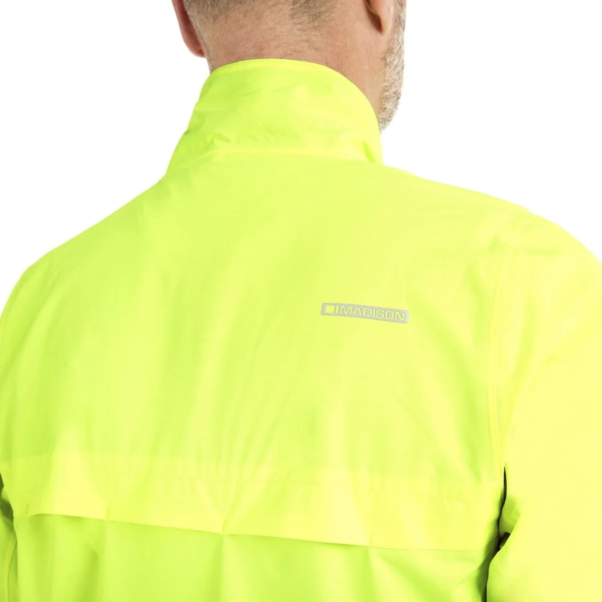 Madison Protec 2-Layer Hi-Vis Yellow Waterproof Jacket - Image 5